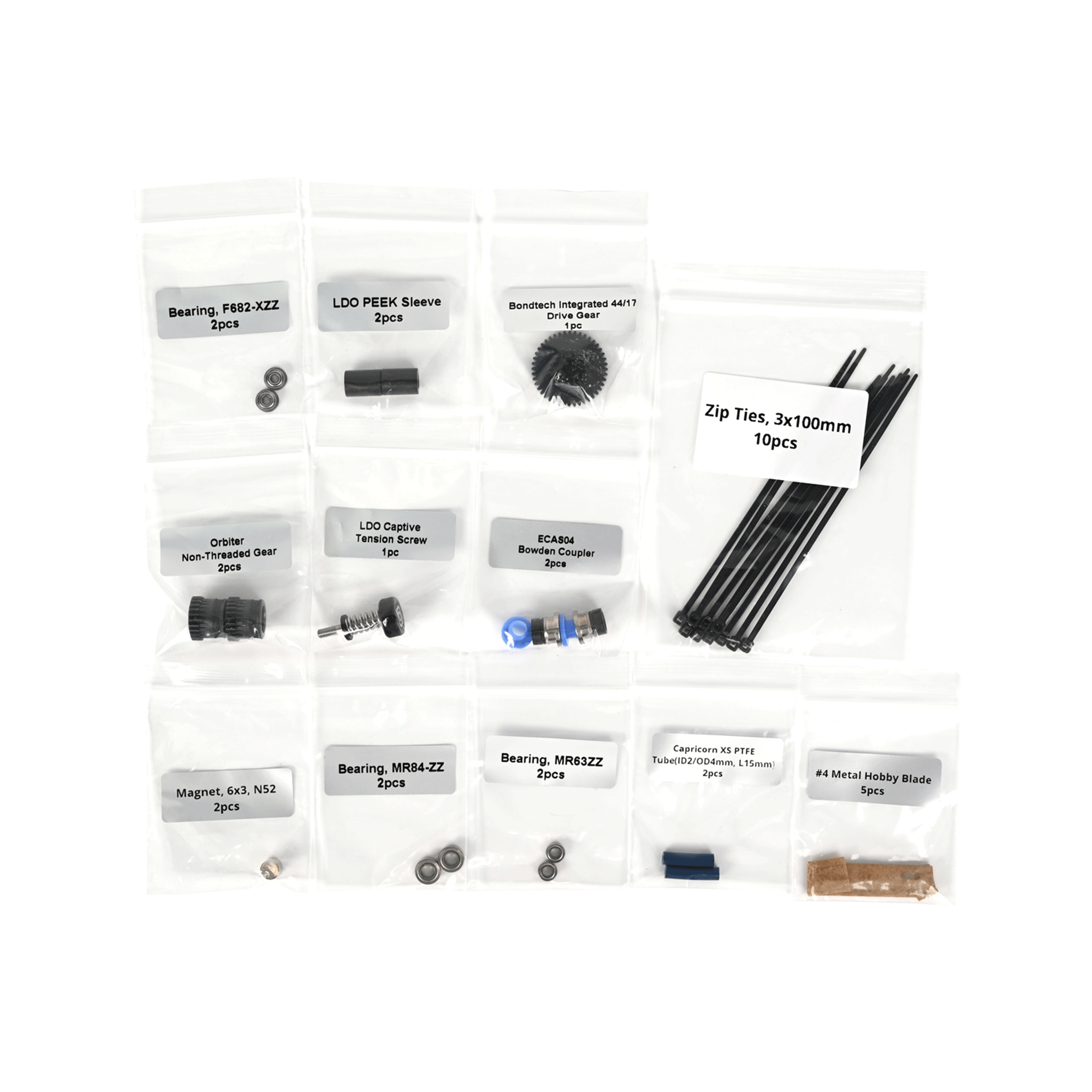 LDO Jabberwocky Toolhead Kit for FCU Multi-Material System | High Flow Extruder & Modular Toolhead Platform